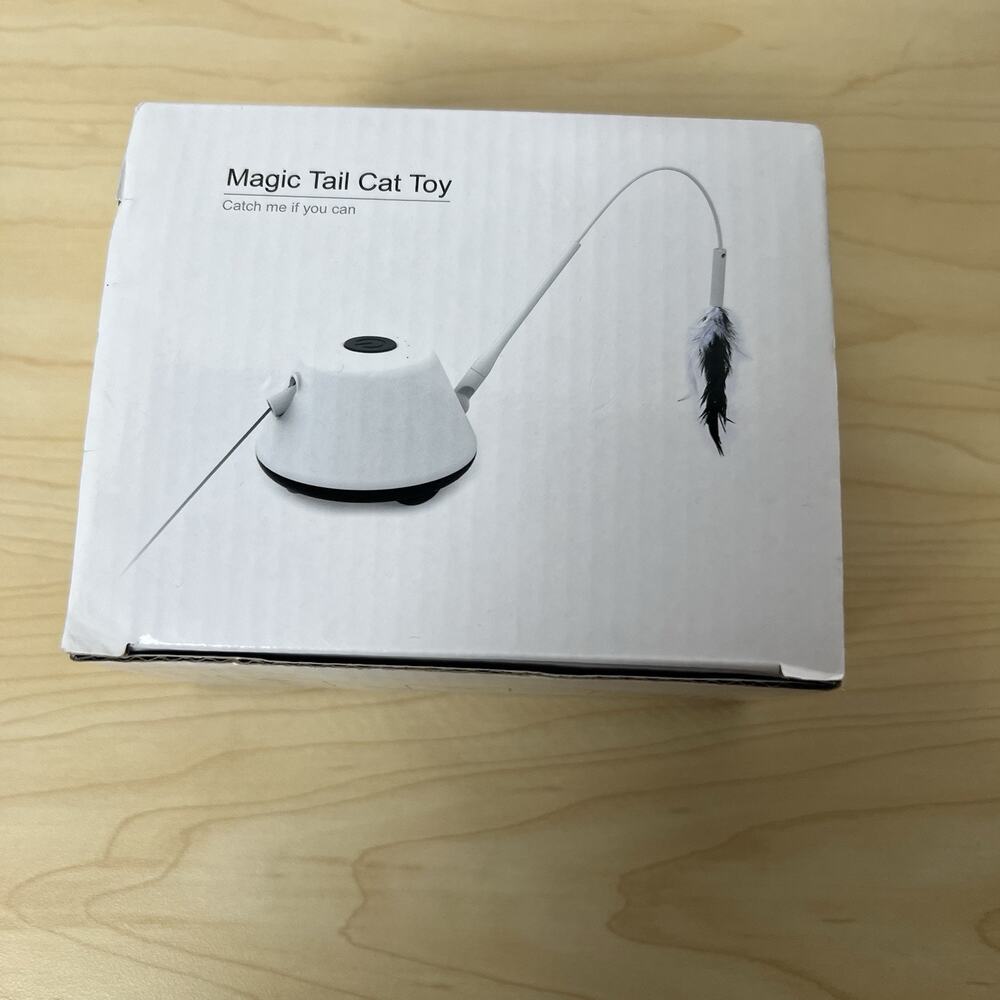 Magic Tail Cat Toy Catch Me If You Can LED Light New Kitty Interactive